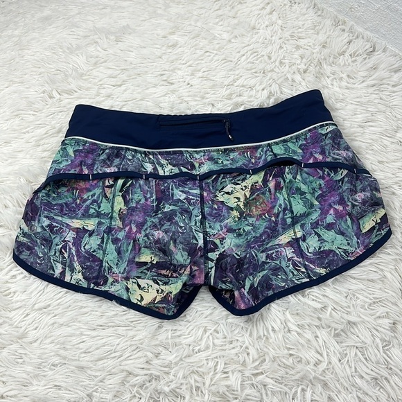 Lululemon Run: Speed Short *4-way Stretch Iridescent Multi / Deep Navy - Picture 3 of 5